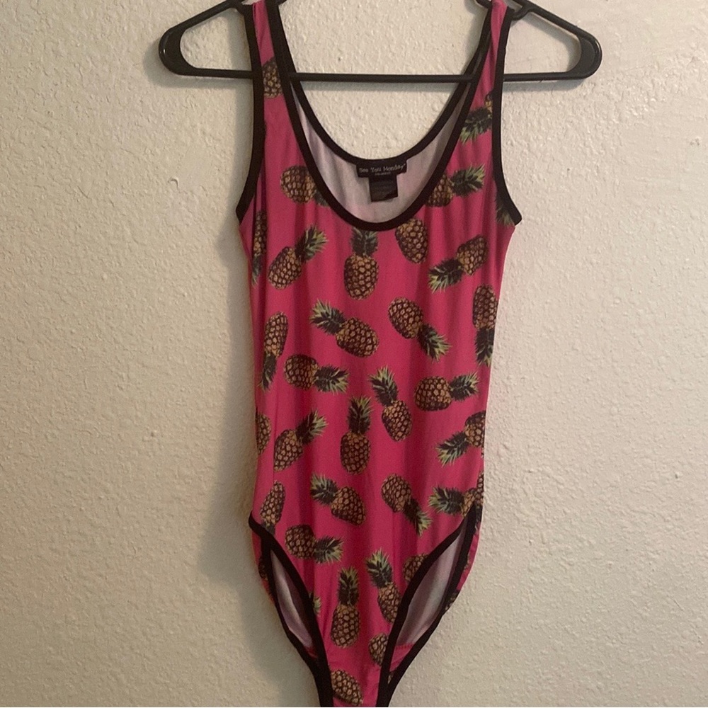 See You Monday pineapple bodysuit